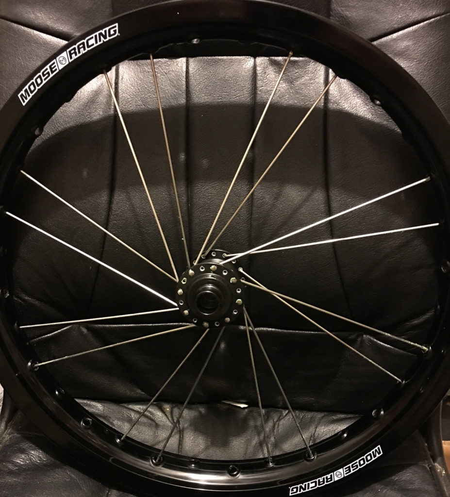 19 Front Wheel Leading Spokes